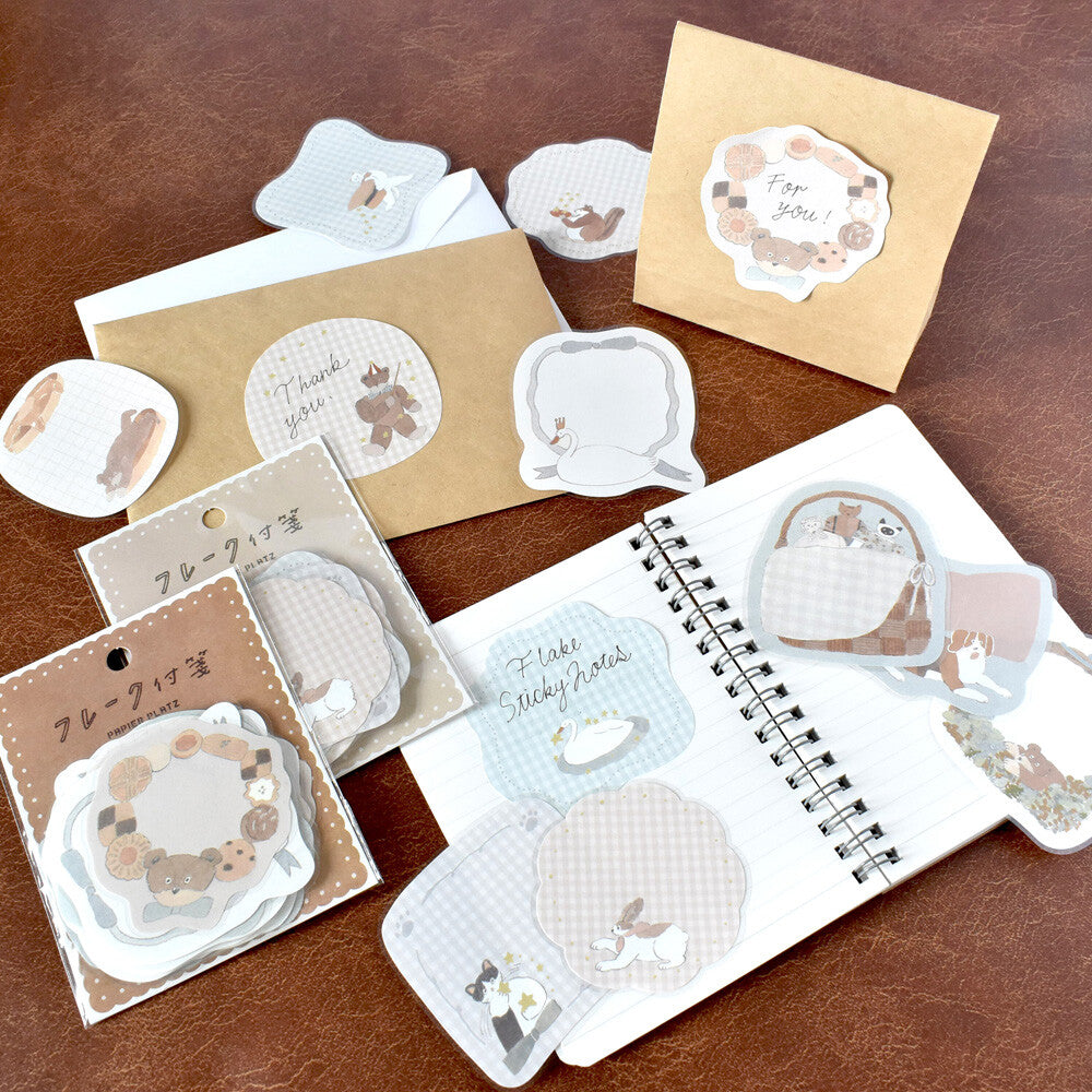 Tobimatsu Shochirou x Papier Platz: Flake Sticky Notes