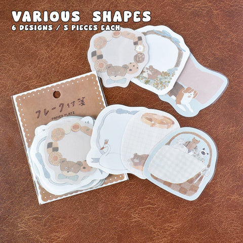 Tobimatsu Shochirou x Papier Platz: Flake Sticky Notes
