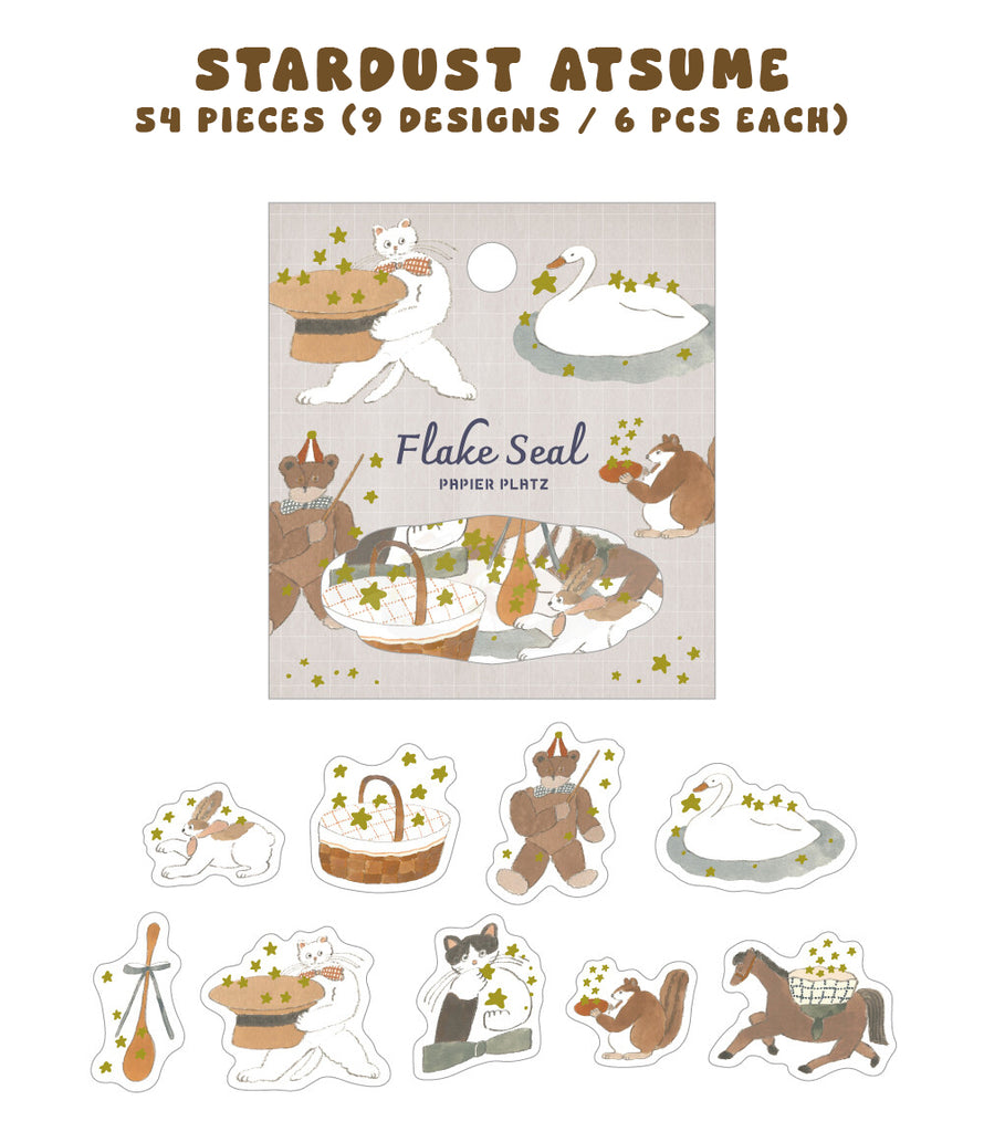 Tobimatsu Shochirou x Papier Platz: Sticker Flakes