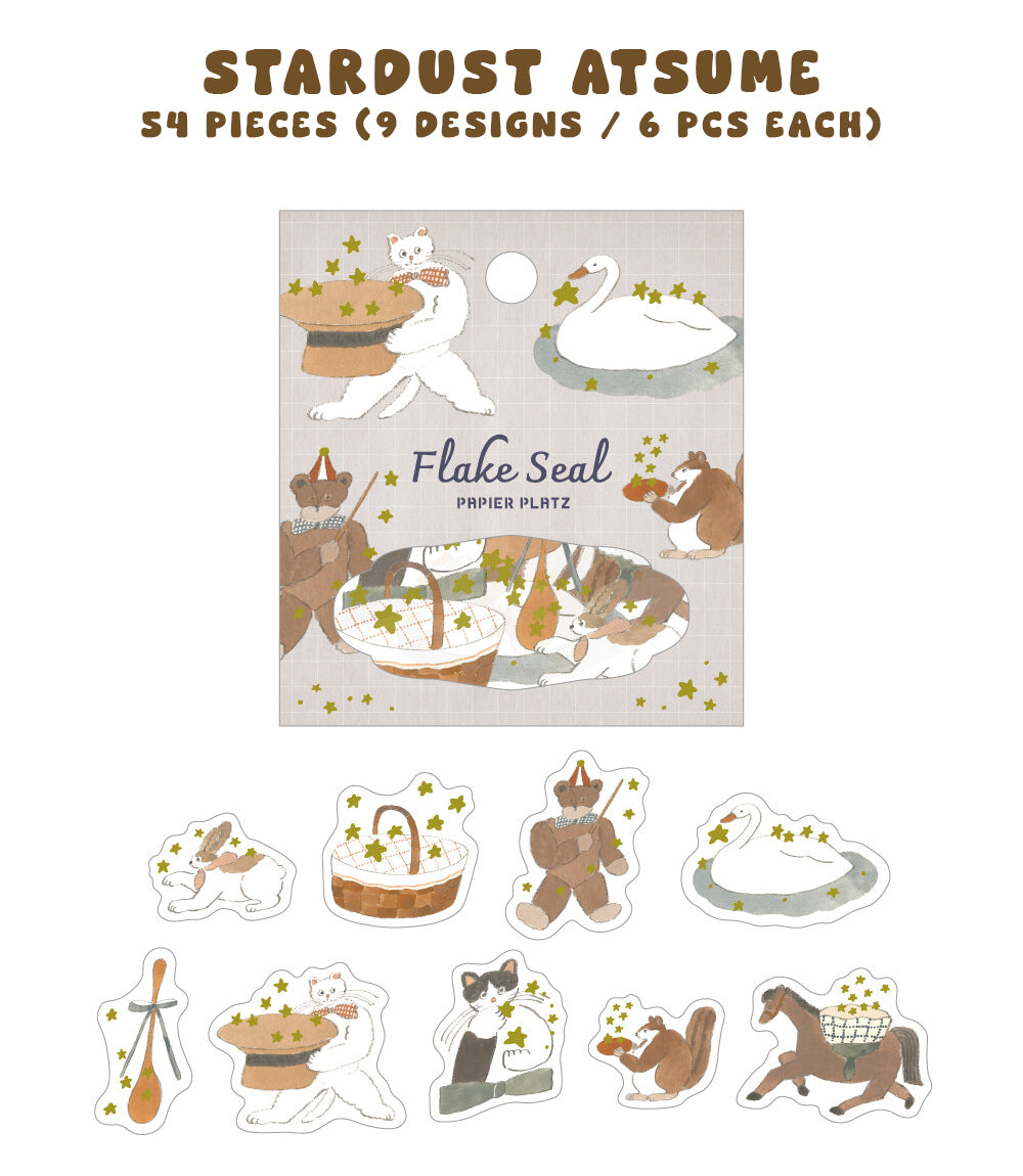 Tobimatsu Shochirou x Papier Platz: Sticker Flakes