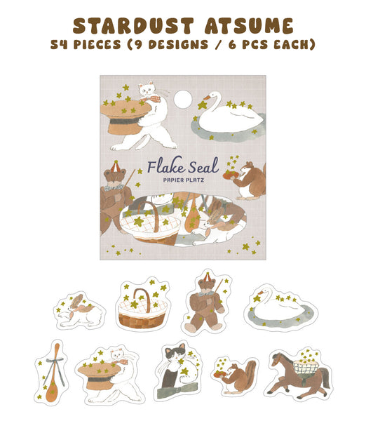 Tobimatsu Shochirou x Papier Platz: Sticker Flakes