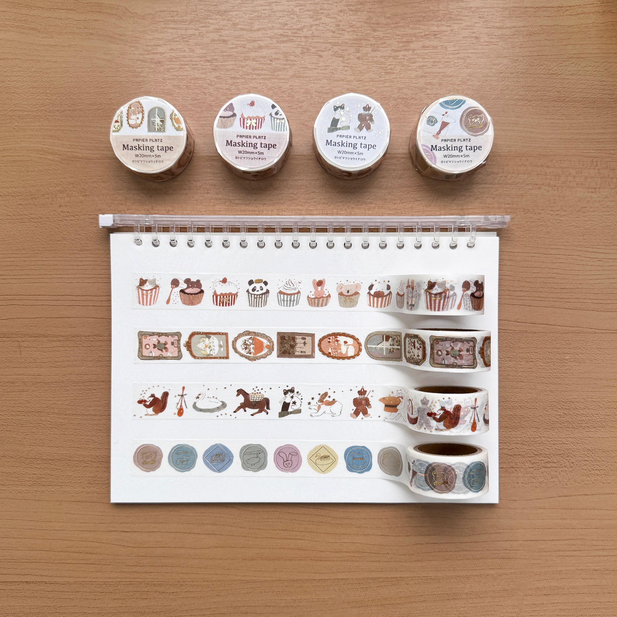 Tobimatsu Shochirou x Papier Platz: Washi Tape