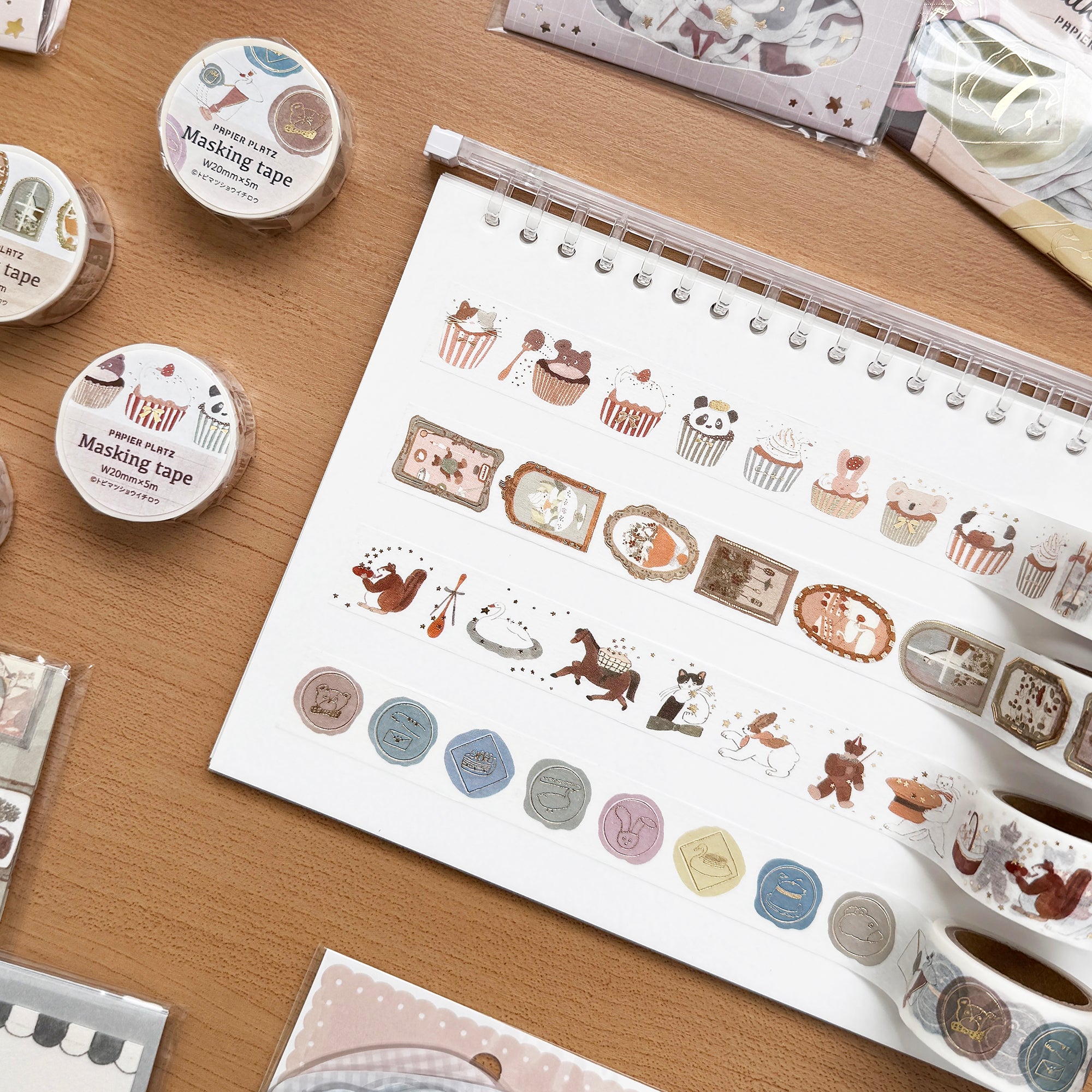 Tobimatsu Shochirou x Papier Platz: Washi Tape