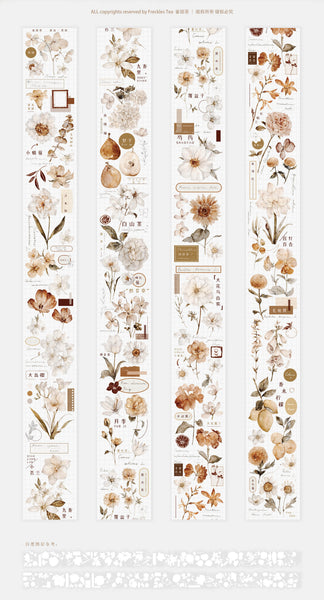Freckles Tea VOL. 3: Plain White Tea Brown Masking Tape