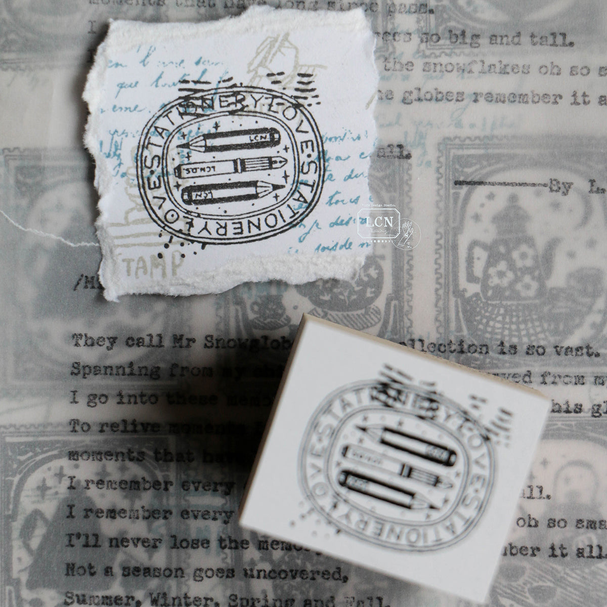 【PRE-ORDER】LCN Design Studio: Winter 2026 Rubber Stamps