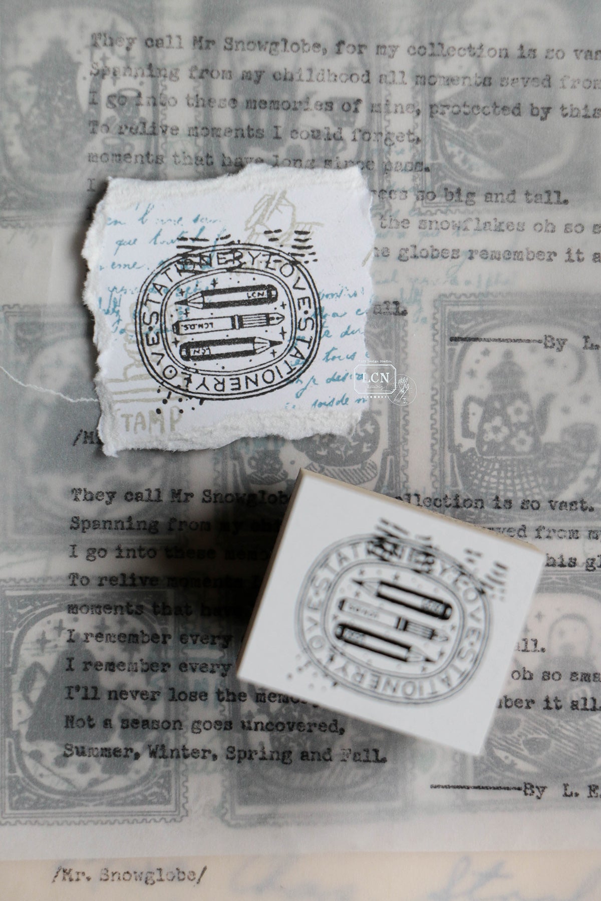 【PRE-ORDER】LCN Design Studio: Winter 2026 Rubber Stamps