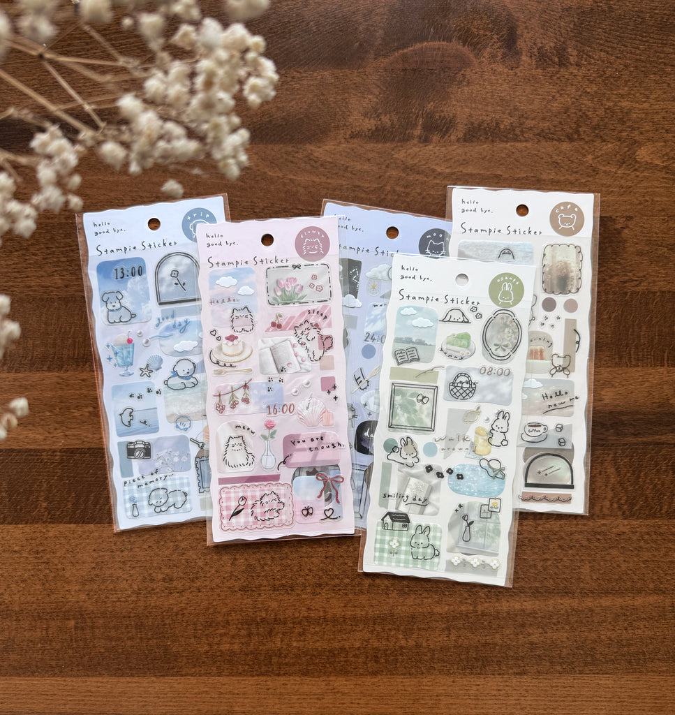 Q-Lia Sticker Sheet: Stampie