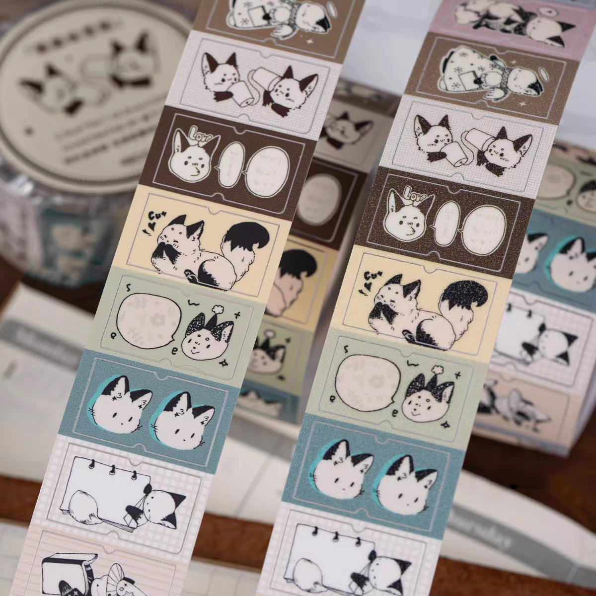 Reco Studio Sticker Tape: Fox Labels