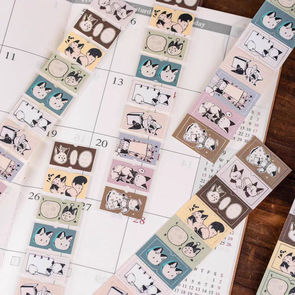 Reco Studio Sticker Tape: Fox Labels