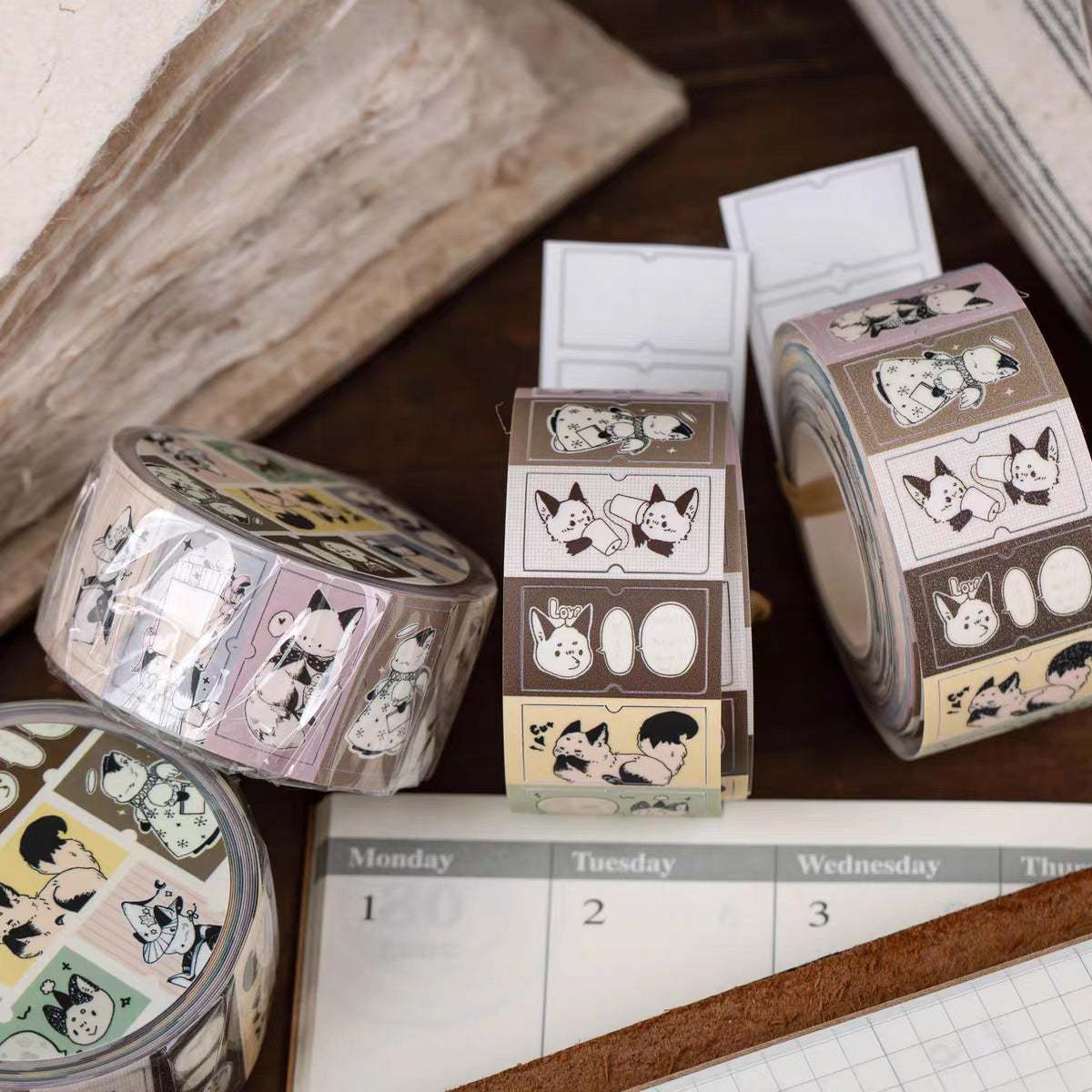 Reco Studio Sticker Tape: Fox Labels