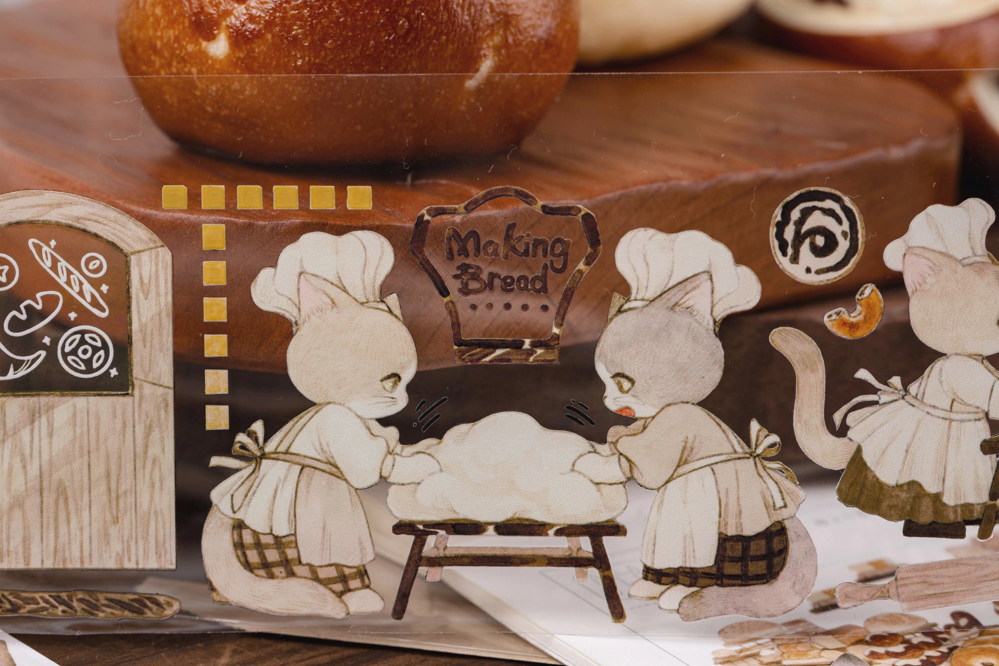 Reco Studio Masking Tape: Kitty Bakery