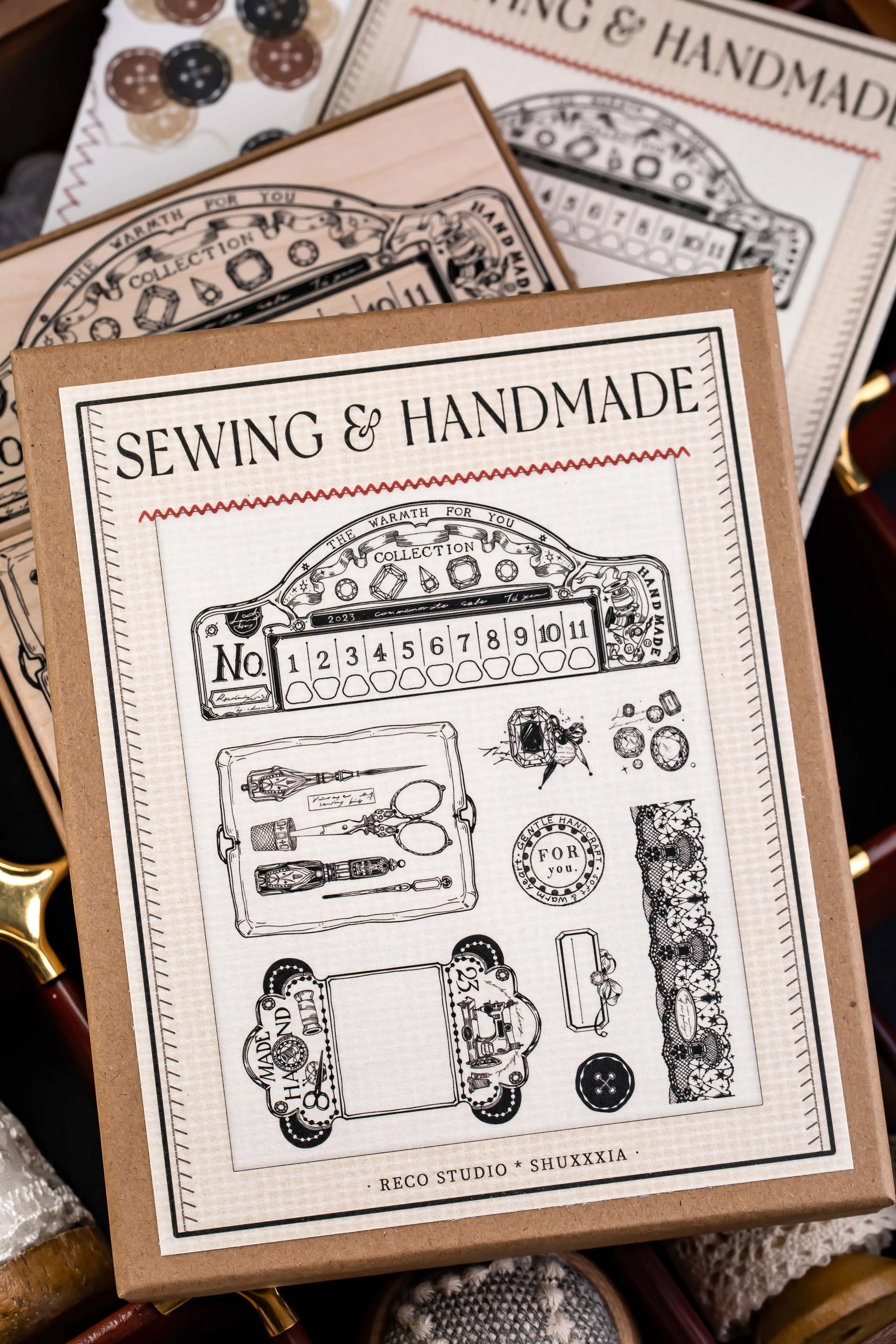 Reco Studio Polymer Stamp: Sewing and Handmade