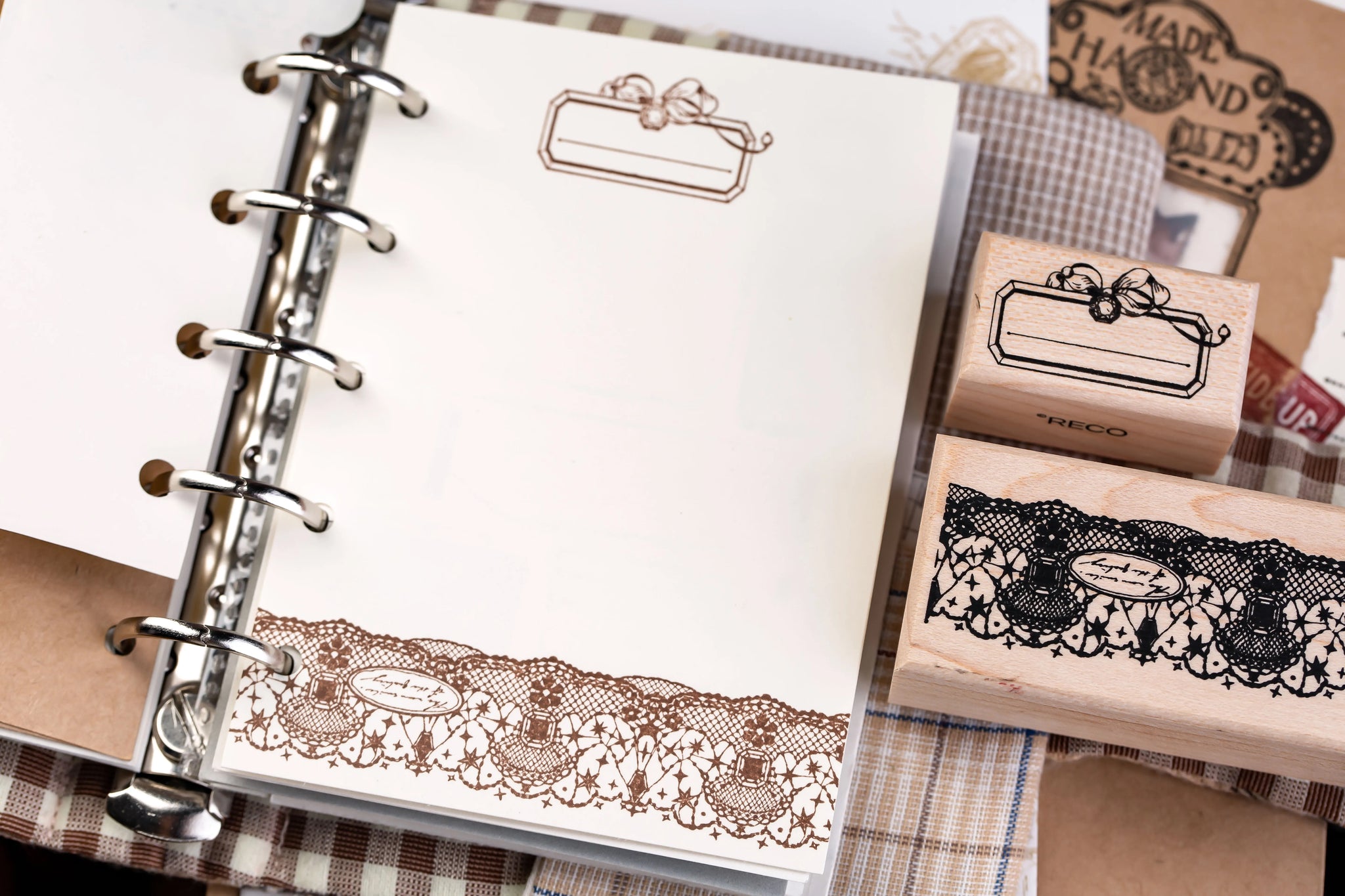 Reco Studio Polymer Stamp: Sewing and Handmade