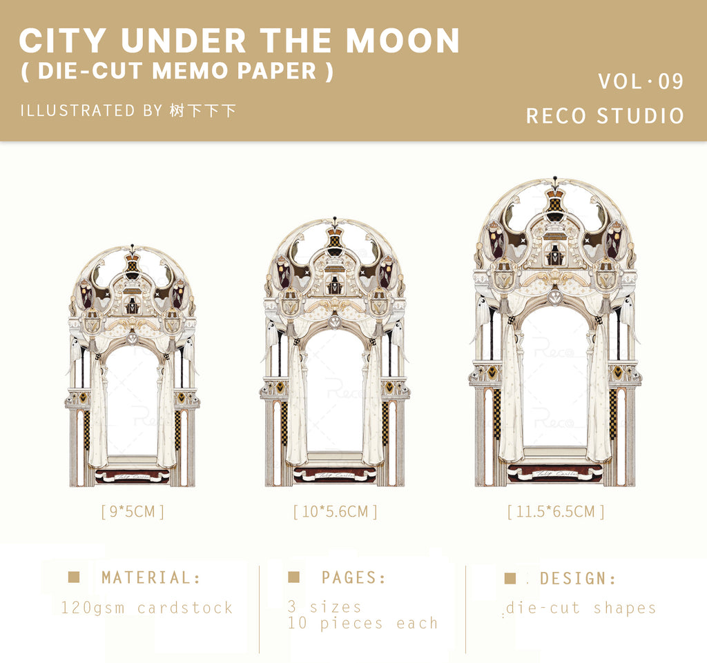 Reco Studio Paper Die-Cut: City Under the Moon