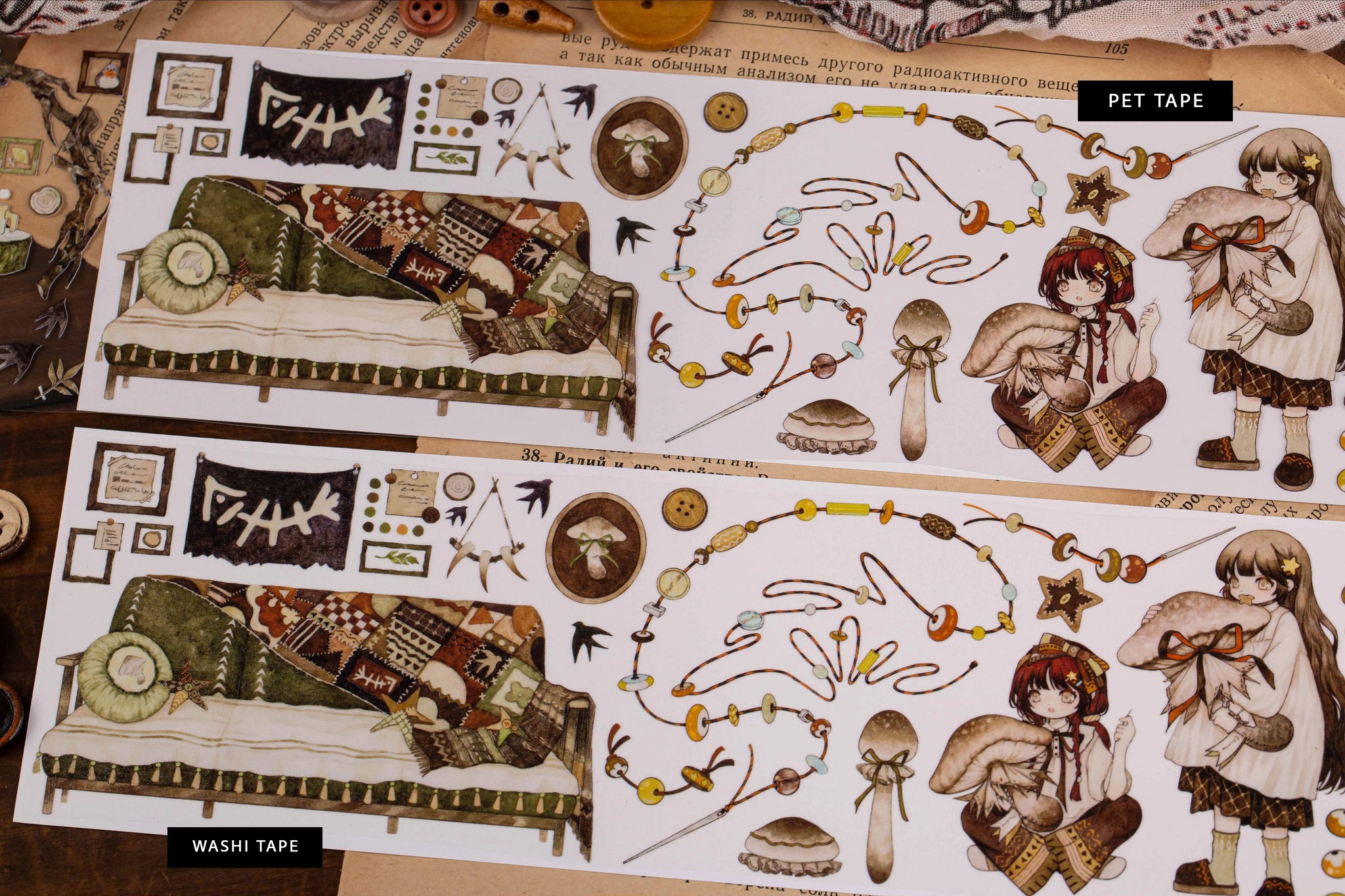 Reco Studio Masking Tape: Twin Tales 2