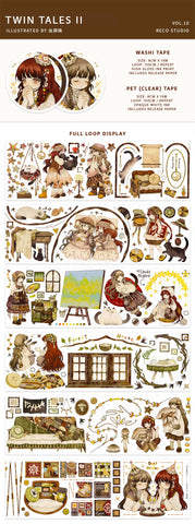 Reco Studio Masking Tape: Twin Tales 2