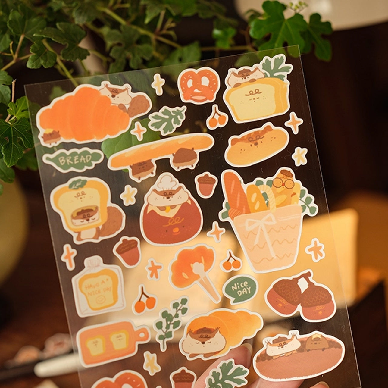 Rolling Island Sticker Sheet: Bakery Squirrel