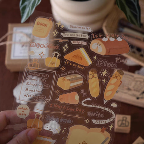 Rolling Island Sticker Sheet: Bread Stationery