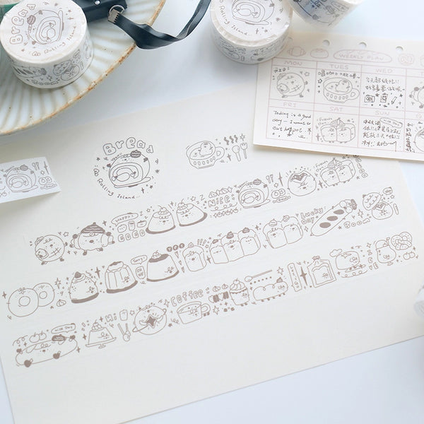 Rolling Island Washi Tape: Bread