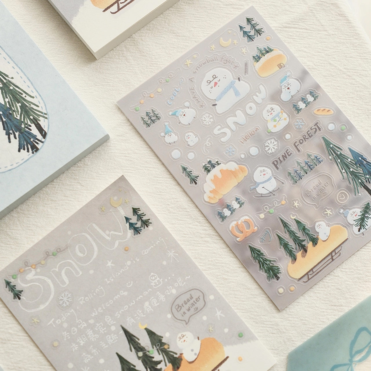 Rolling Island Sticker Sheet: Pine Forest