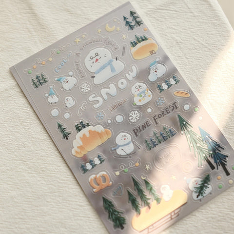 Rolling Island Sticker Sheet: Pine Forest