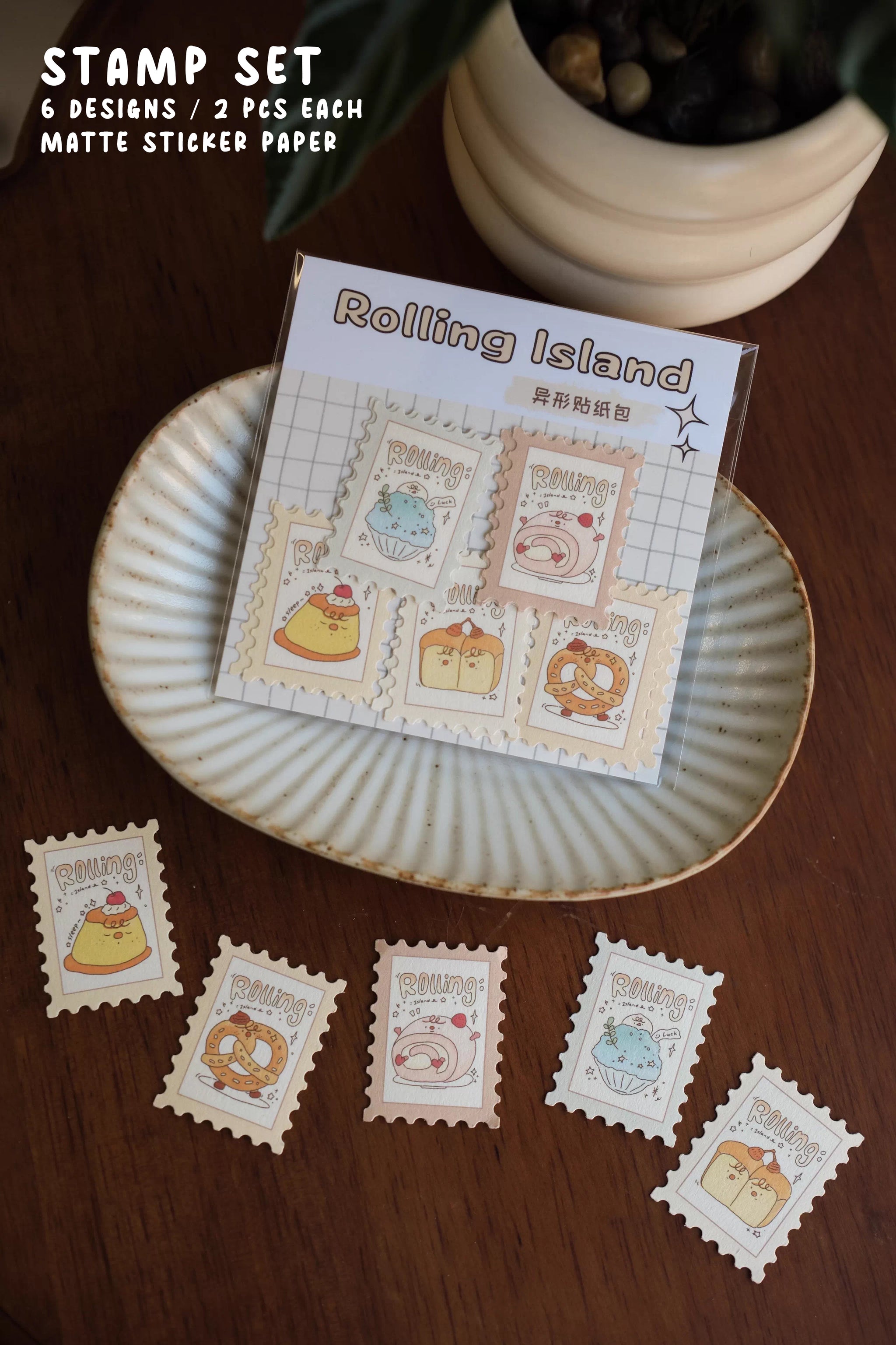 Rolling Island Sticker Pack: Bakery Series