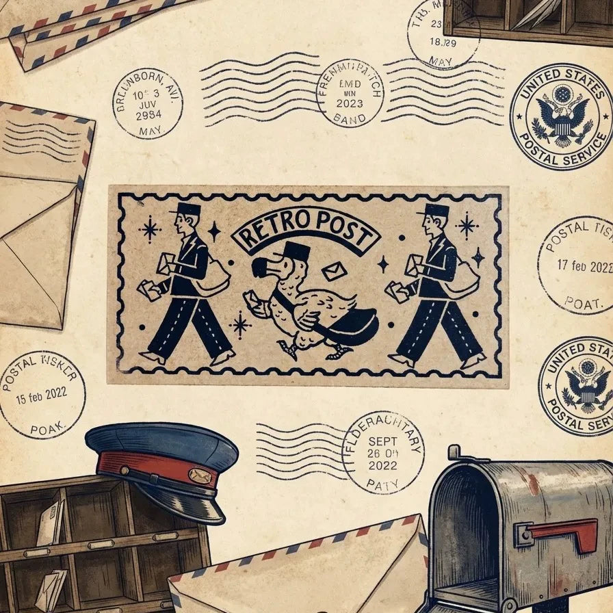 Ob1Toy Stamp: Retro Post