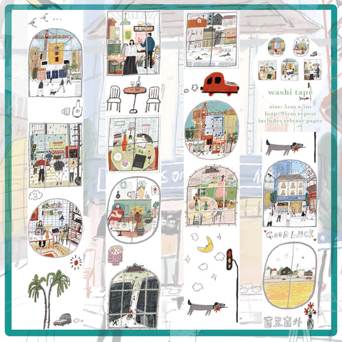 SeeU Today Washi Tape: Inside and Outside the Window