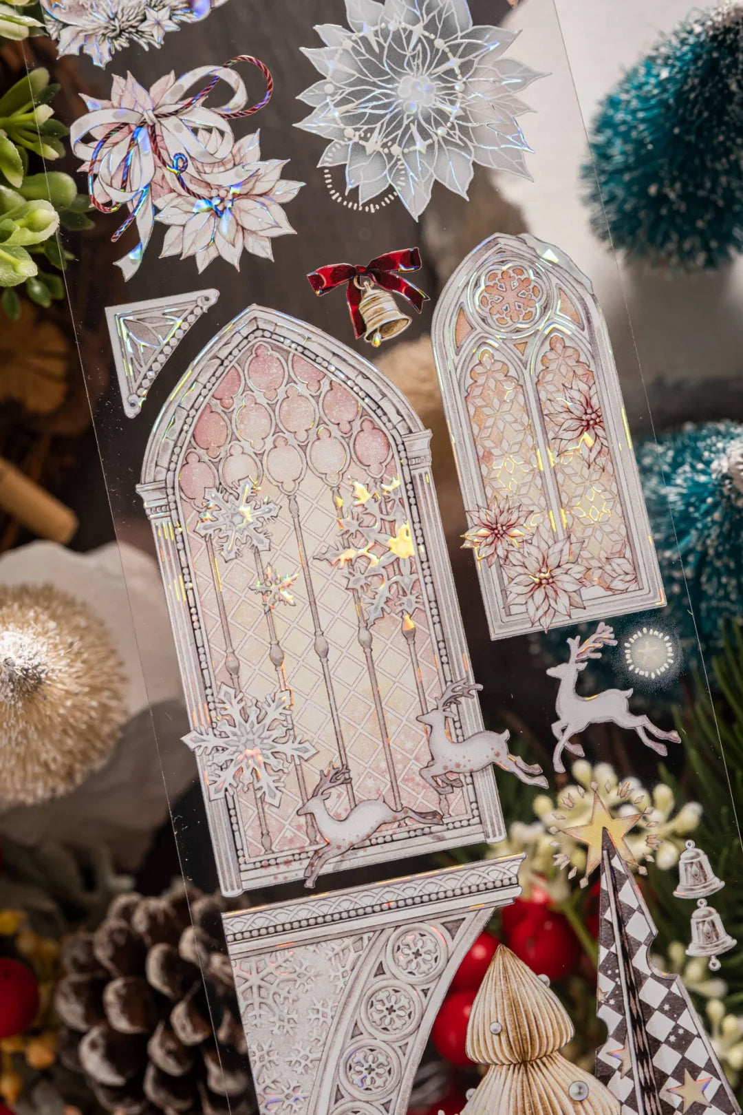 Shine Studio Masking Tape: White Christmas