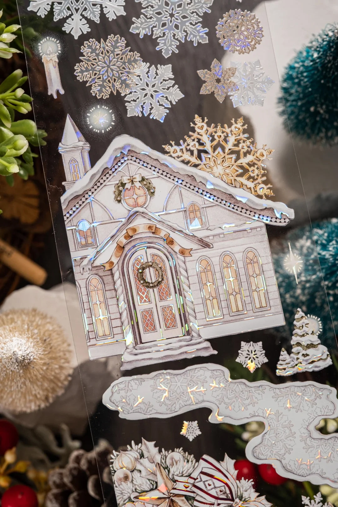 Shine Studio Masking Tape: White Christmas