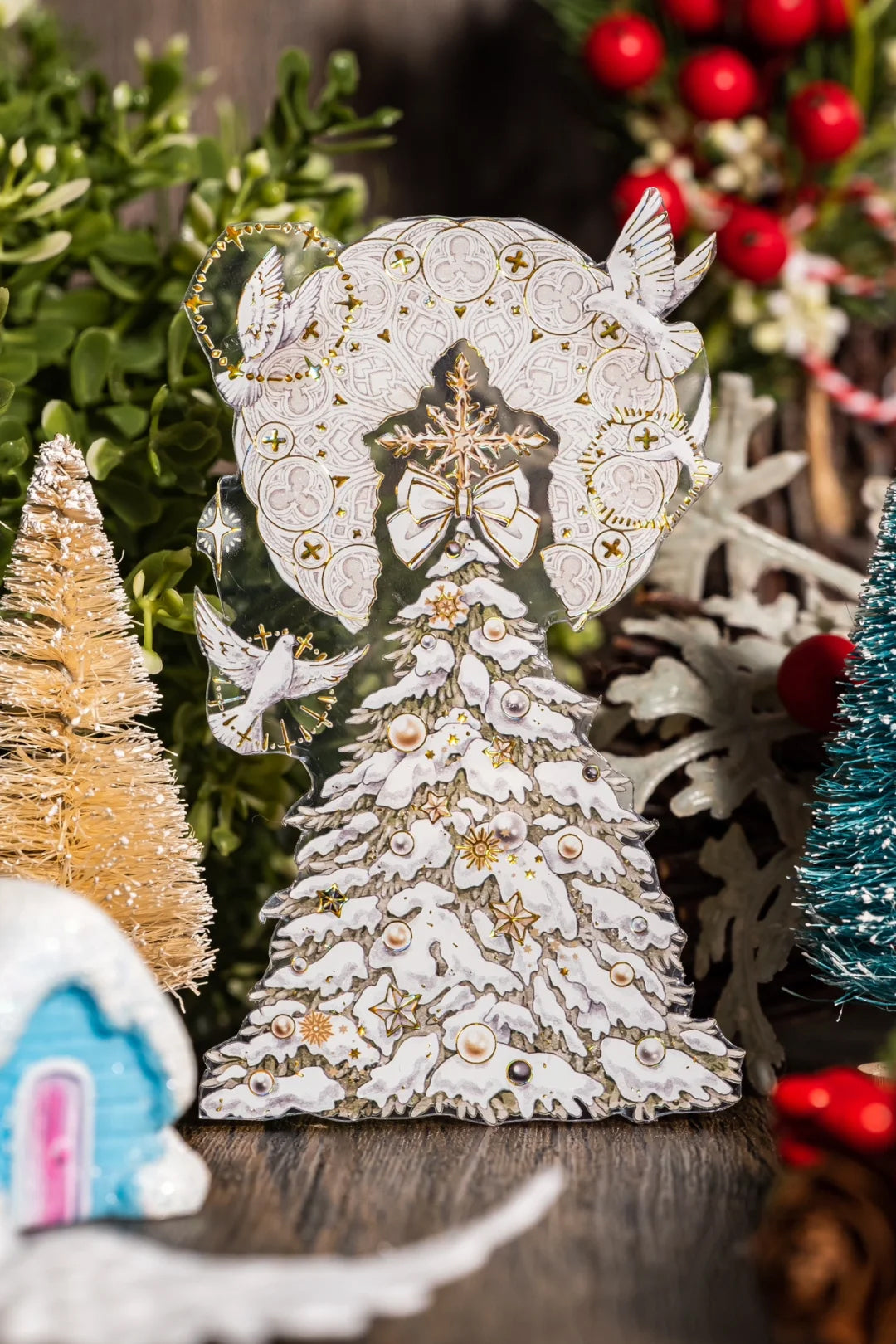 Shine Studio Masking Tape: White Christmas