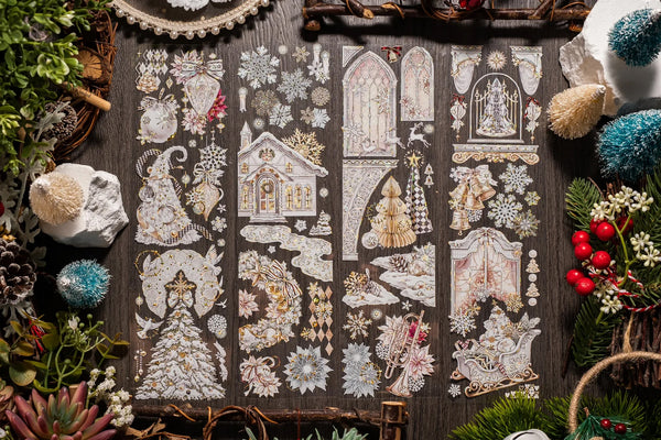 Shine Studio Masking Tape: White Christmas