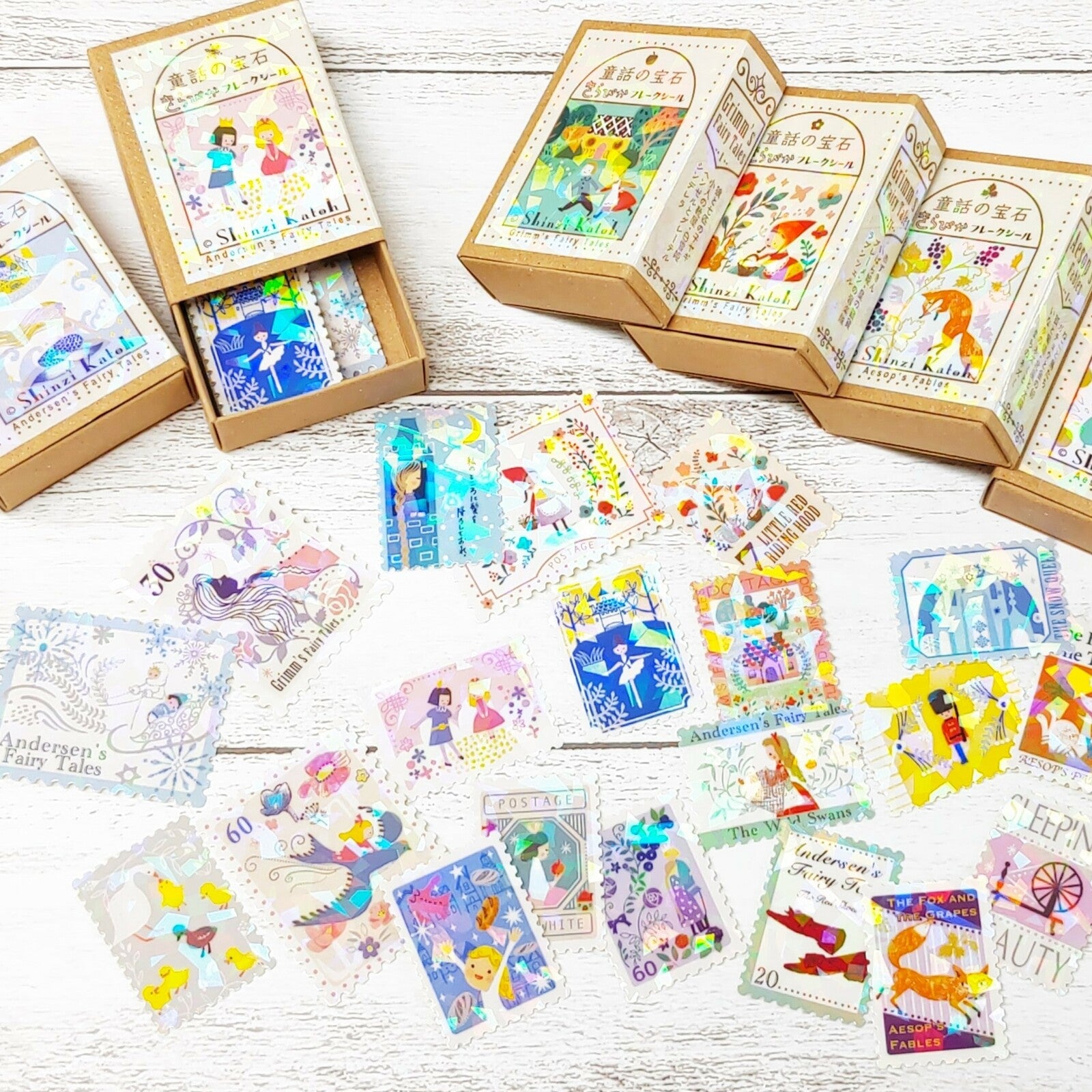 Shinzi Katoh Sticker Seals: Classic Fairy Tales