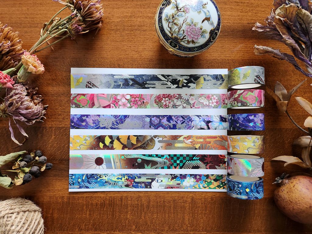 Shiroto Masking Tape: Japanese Motifs