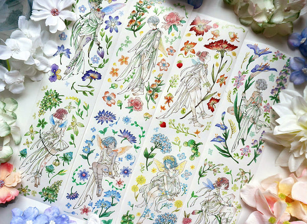 Orange Cat Masking Tape: Spring Letter