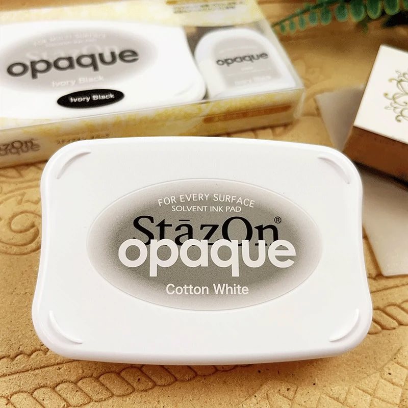 StazOn Cotton White Ink Kit