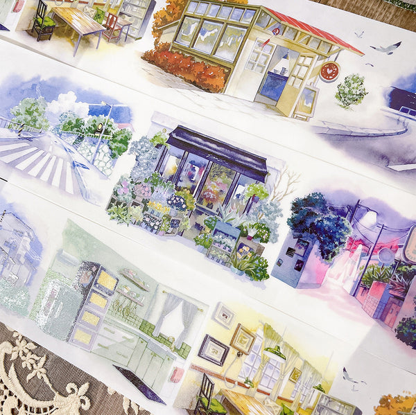 Talkness Studio Masking Tape: A Walk Through Town