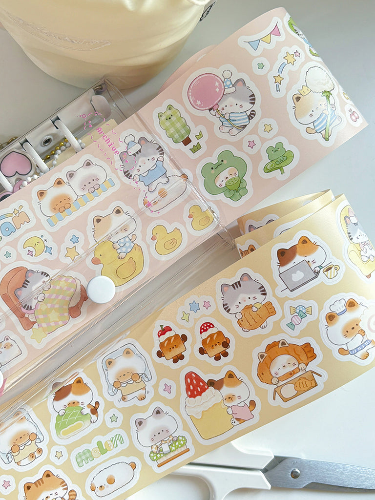 Tang Yuan Sticker Tape: Cats