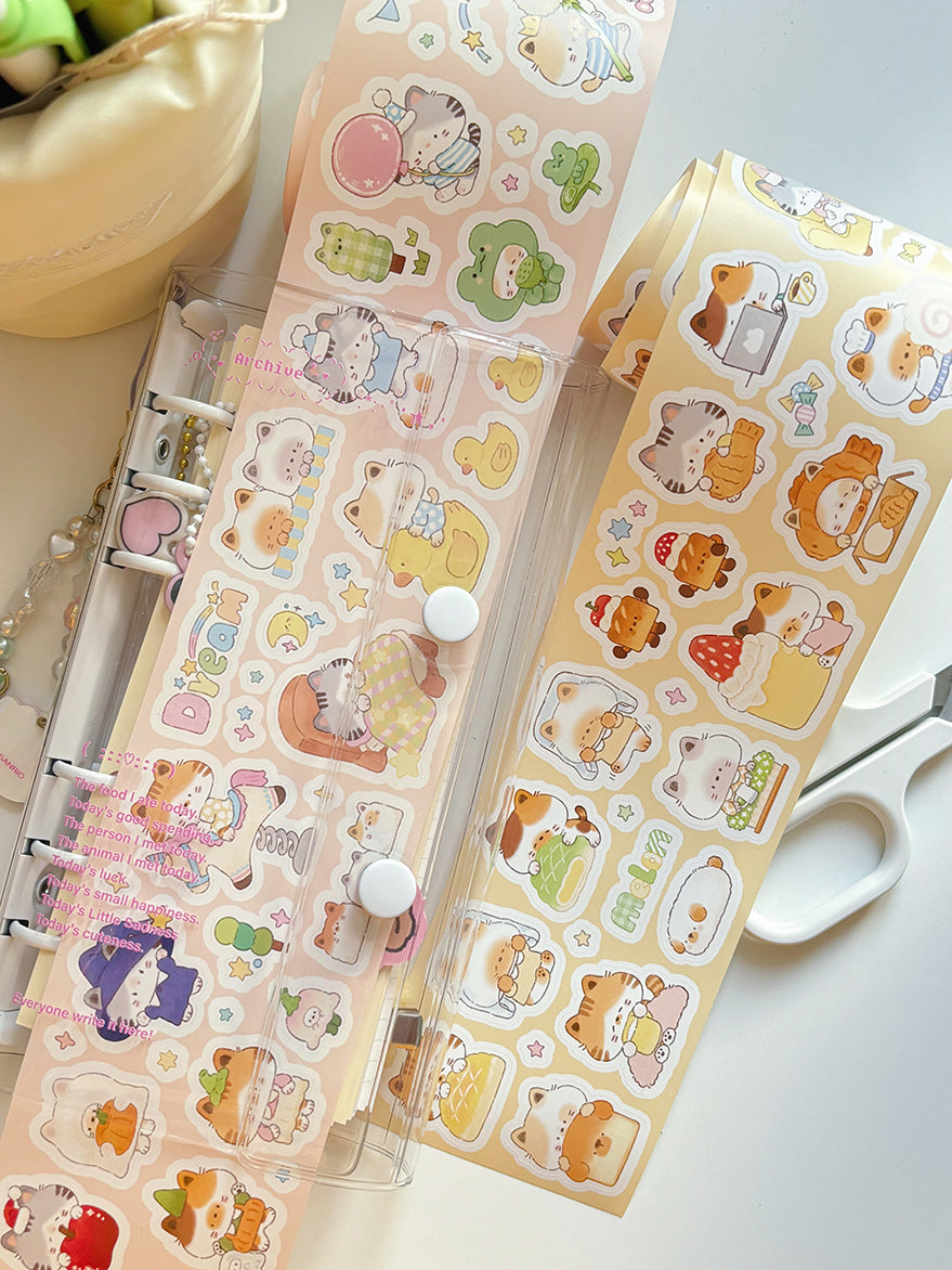 Tang Yuan Sticker Tape: Cats