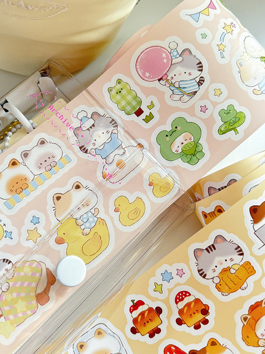 Tang Yuan Sticker Tape: Cats