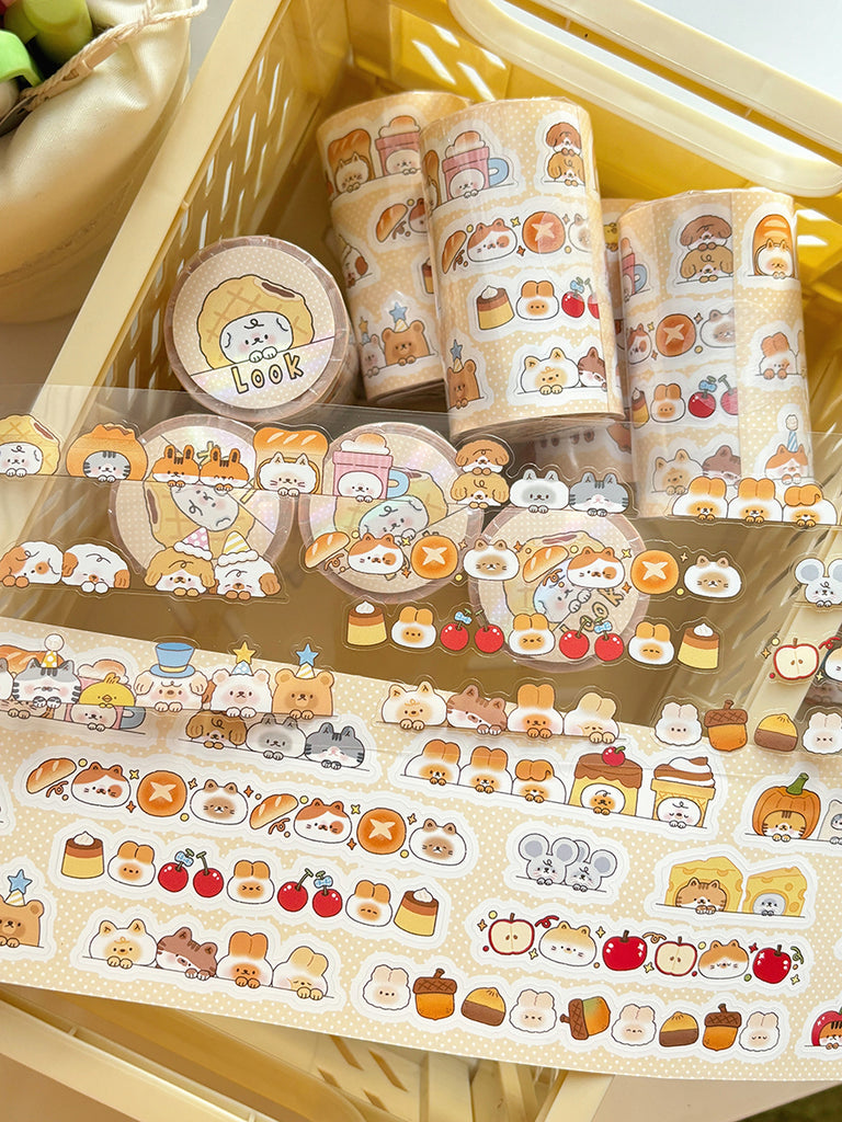 Tang Yuan Sticker Tape: Look Look – Papergame