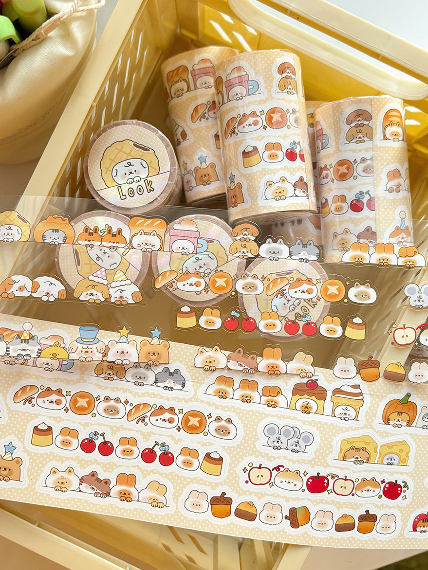 Tang Yuan Sticker Tape: Look Look