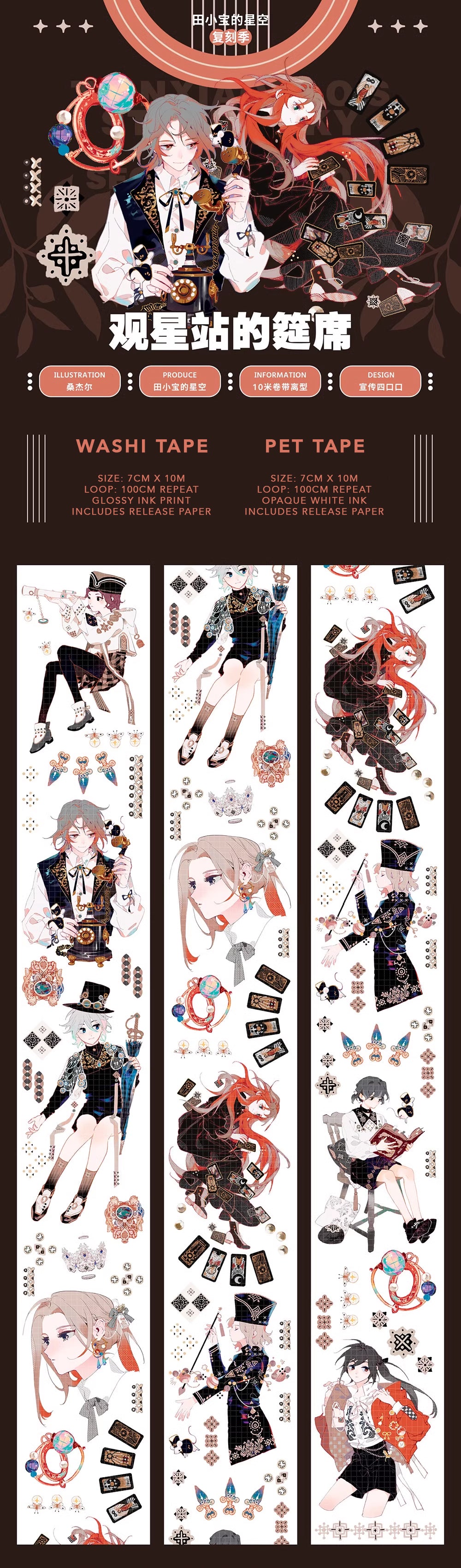 Tianxiaobao's Starry Sky: Banquet on the Star Observatory Masking Tape