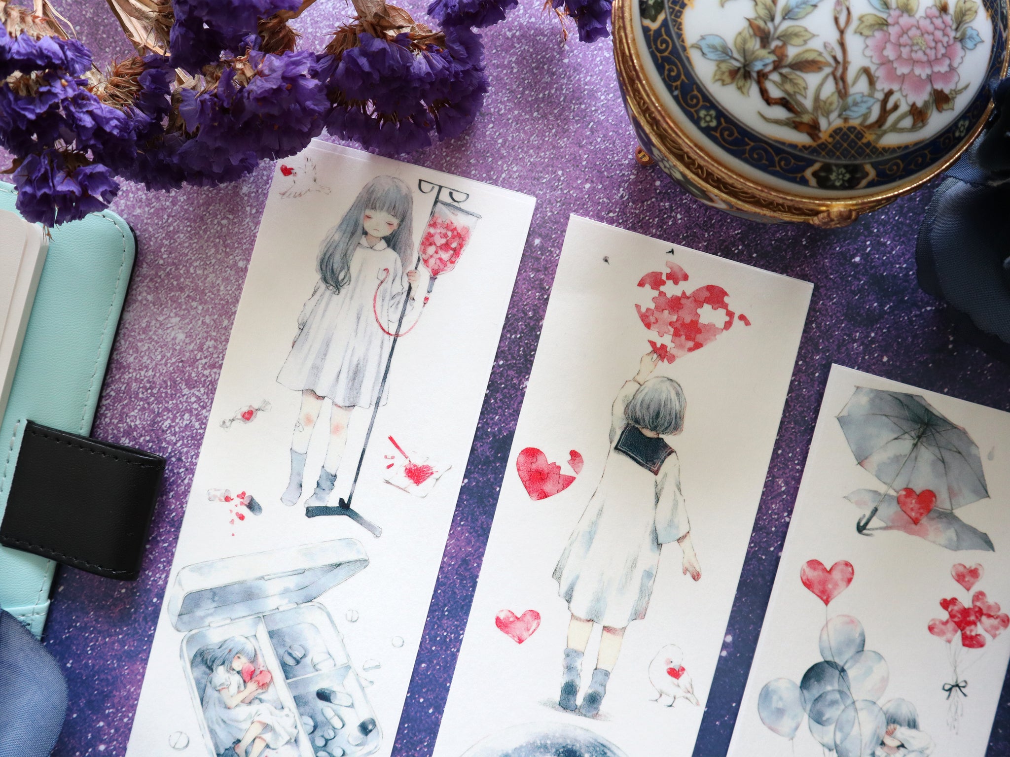 Tianxiaobao's Starry Sky: Fragile Heart Masking Tape