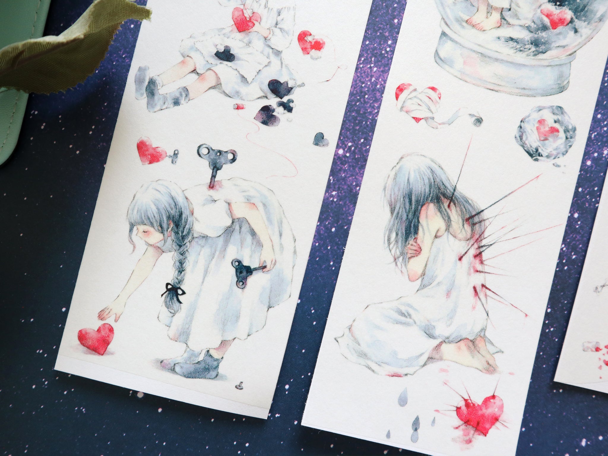 Tianxiaobao's Starry Sky: Fragile Heart Masking Tape