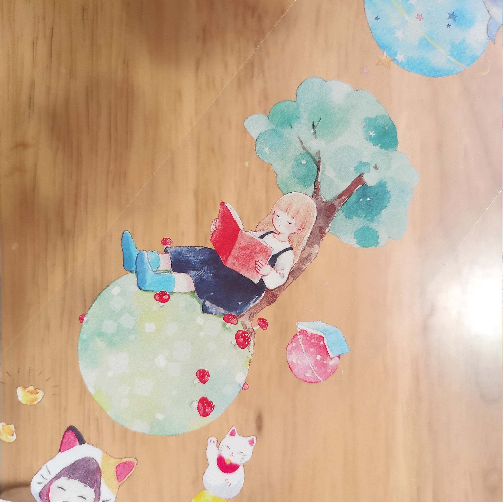 Tianxiaobao's Starry Sky: My Little Planet Masking Tape