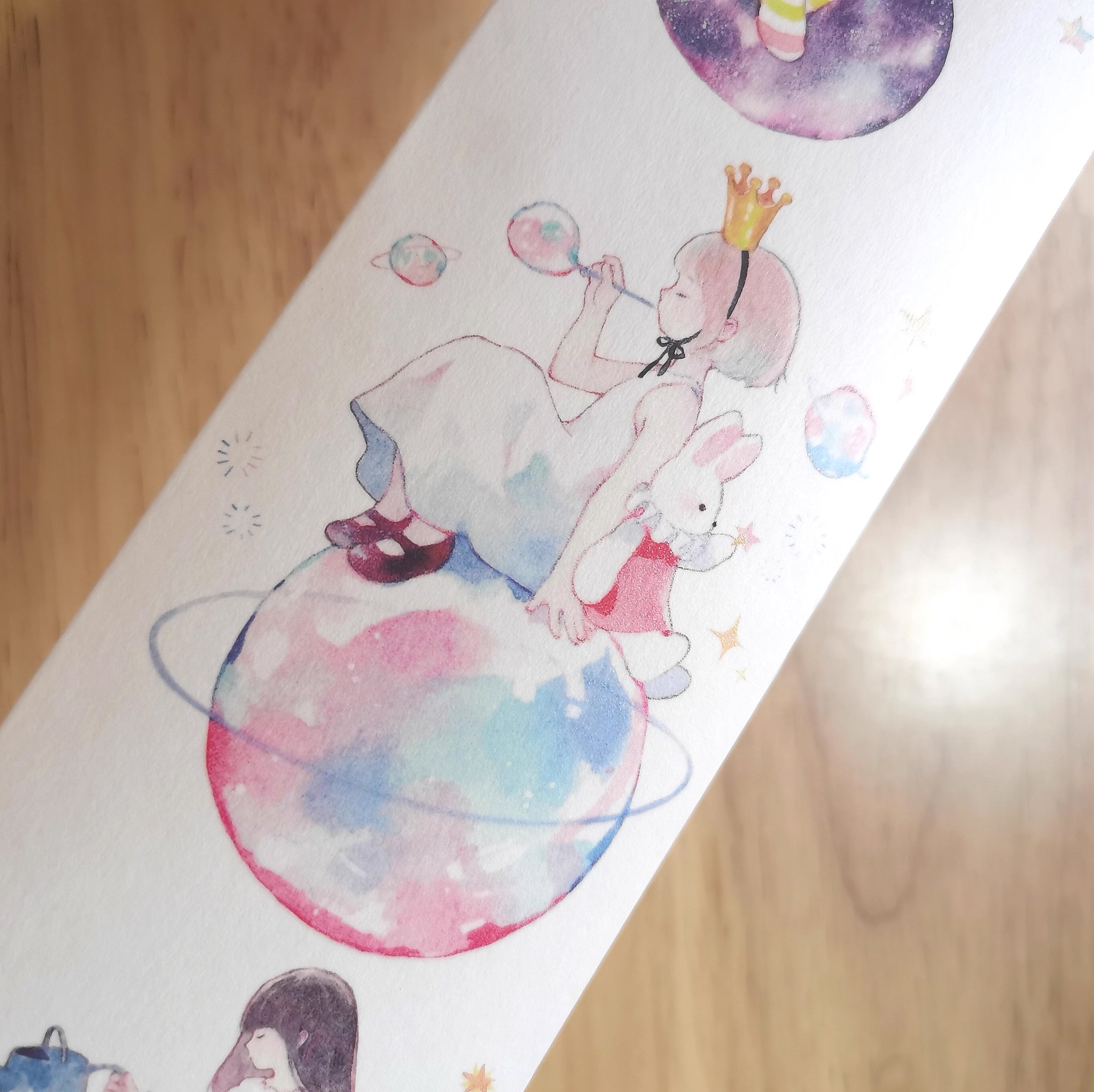 Tianxiaobao's Starry Sky: My Little Planet Masking Tape