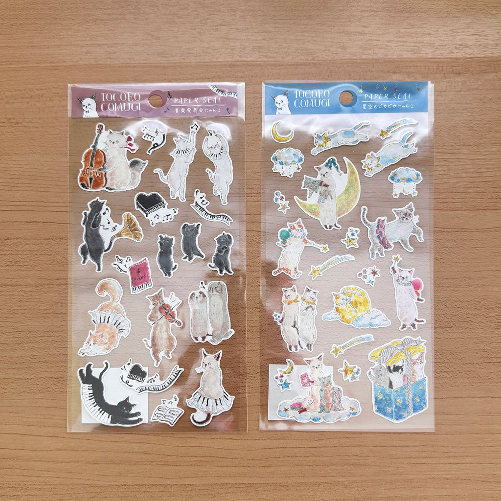 Tocorocogumi x Active Corporation: Music and Stars Sticker Sheet