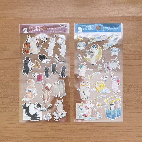 Tocorocogumi x Active Corporation: Music and Stars Sticker Sheet