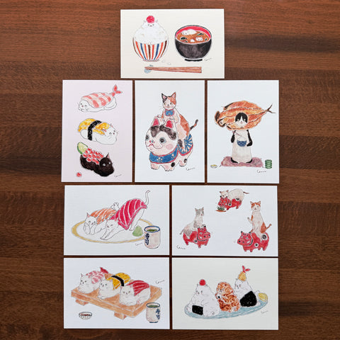 Tocorocogumi x Active Corporation: Washoku Postcards